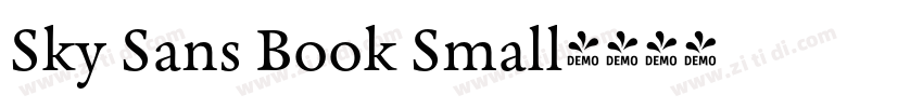 Sky Sans Book Small字体转换